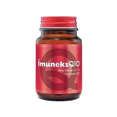 İmuneks Q10 - Antioxidant with Beta Glucan & Coenzyme Q10 - 30 Capsules