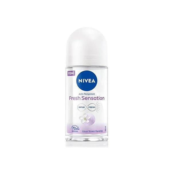 Nivea Fresh Sensation Women's Roll On Deodorant 1.69oz - Long Lasting