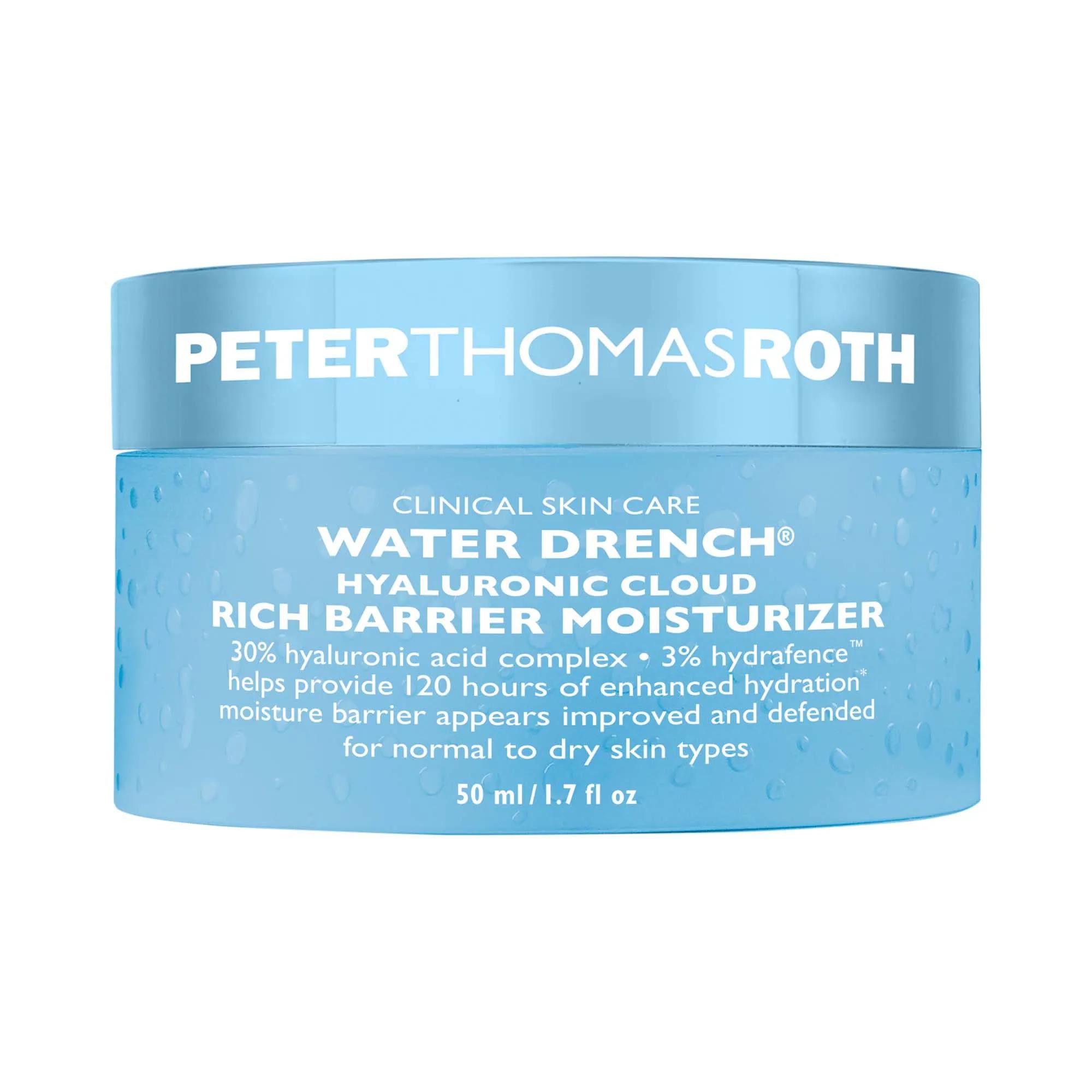 Drunk Elephant Hyaluronic Cloud Rich Barrier Moisturizer - Hydrating Cream for Dry Skin, Anti-Aging Skincare, 30% Hyaluronic Acid Complex