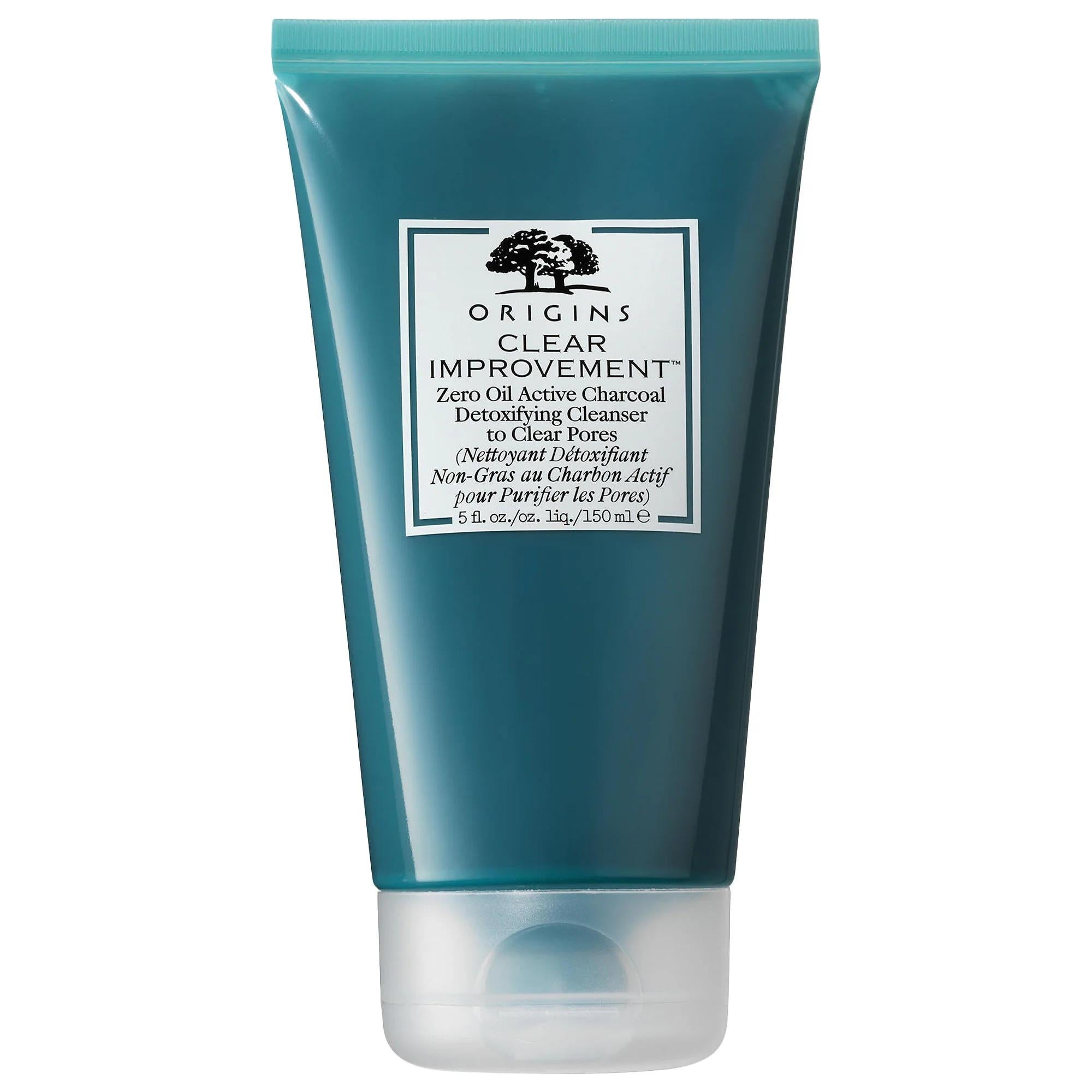 Clear Improvement&trade; Zero Oil Cleanser: Bamboo Charcoal & Salicylic Acid Facial Cleanser for Pore Minimizing & Acne Control