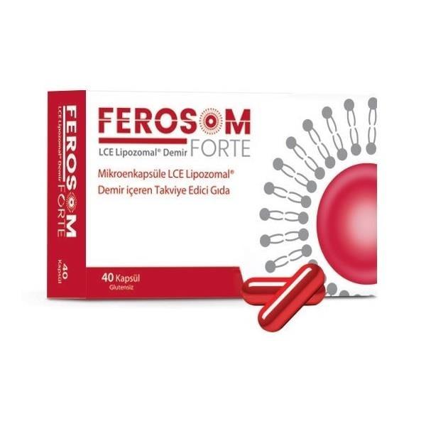 Ferosom Forte Liposomal Iron Capsules - 40 Count