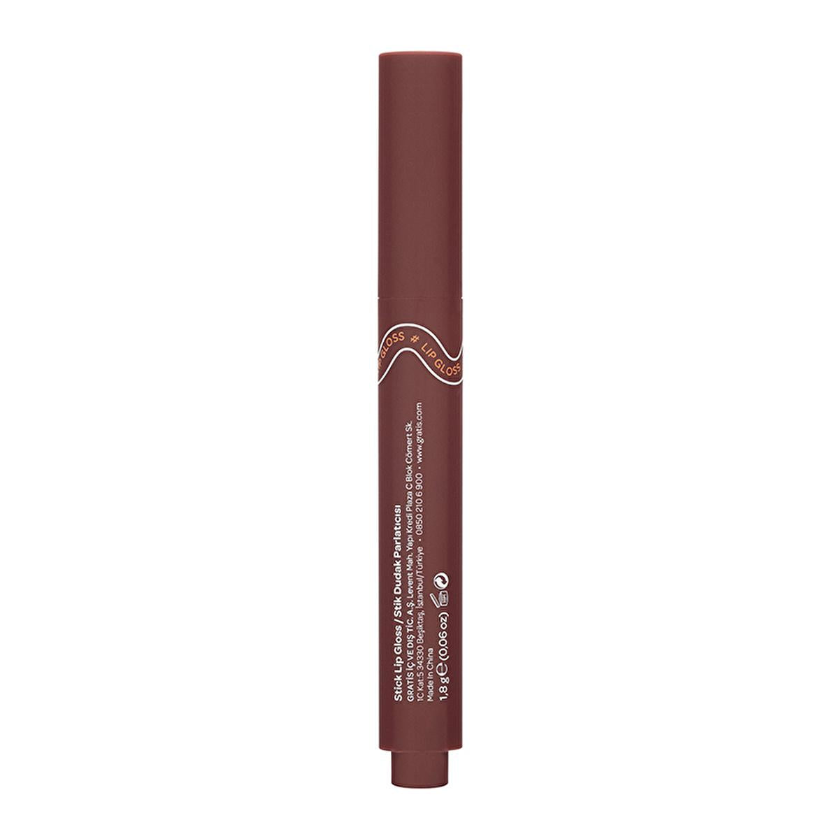Beaulis Fun Gloss Tick Stick: Berry Shine Lip Gloss for Effortless Shine & Smooth Lips - Easy Application, Natural Radiant Look