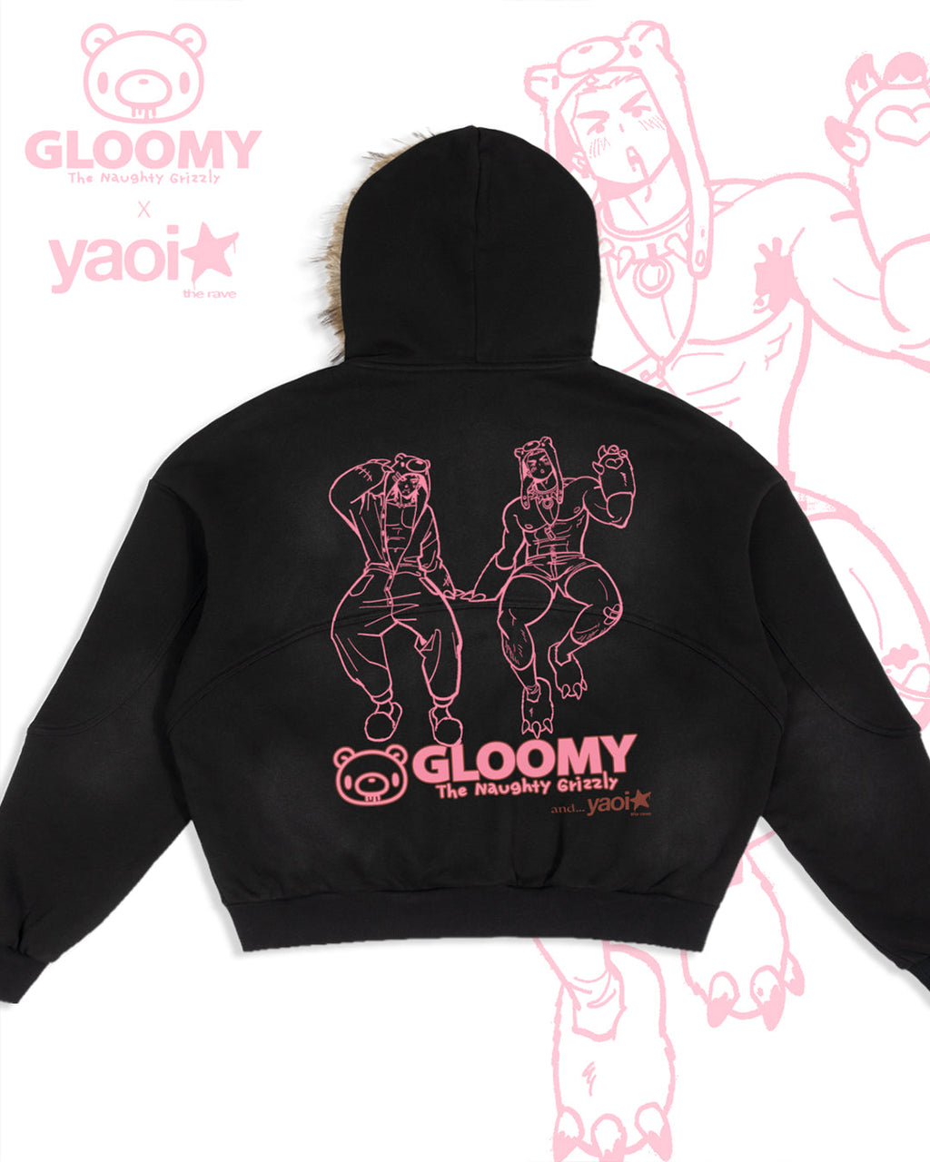 YAOI x GLOOMY Sneaky Zip-Up Parka