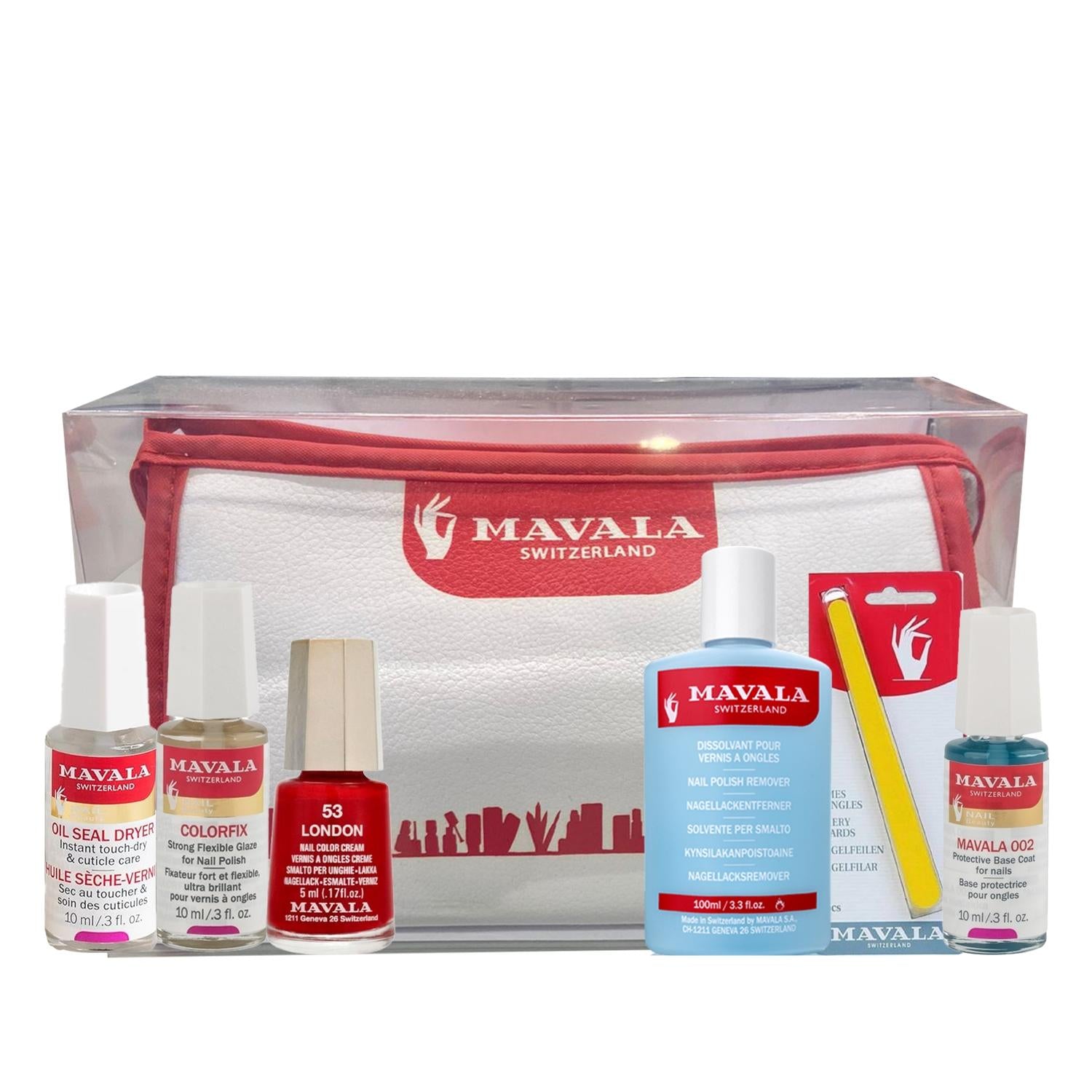 Mavala Nail Care Set - Comprehensive Manicure Kit for At-Home Use