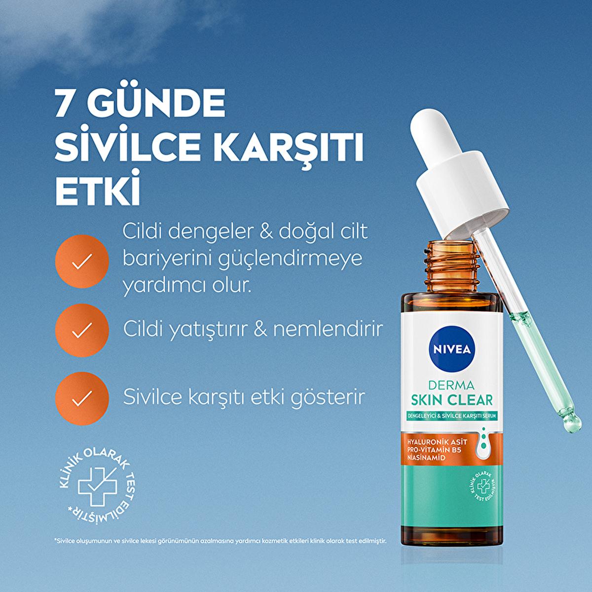 Nivea Acne Control Facial Serum - Balances Oily Skin, Reduces Acne - 1.01 fl oz