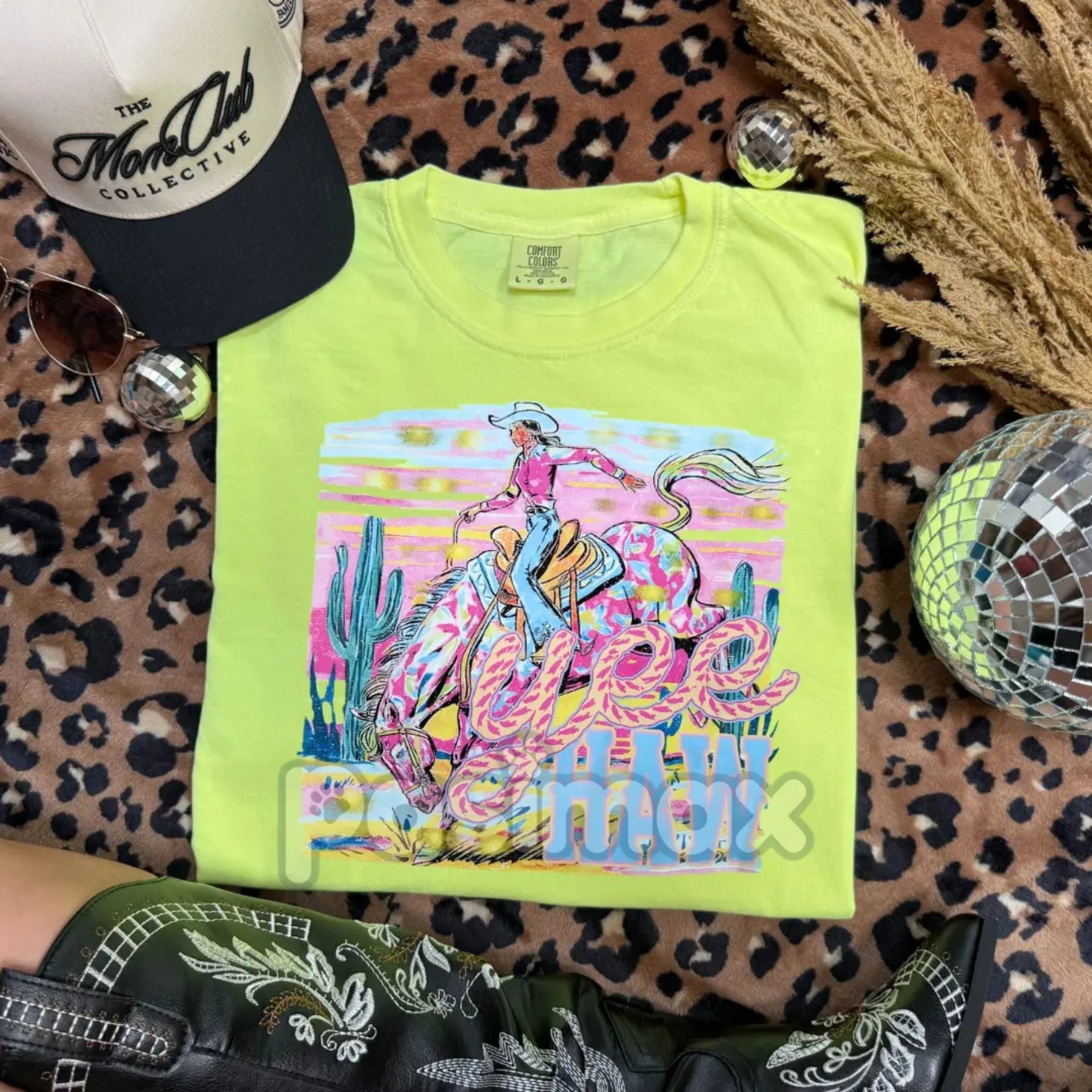 Pasimax YEE HAW Comfort Colors T-shirt — main product shot