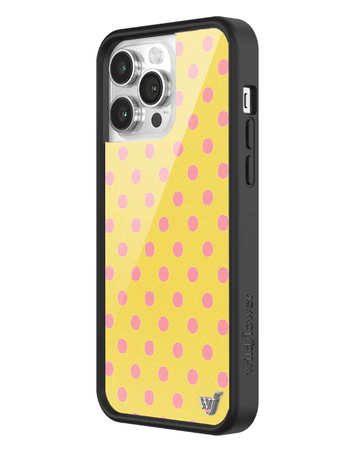 Polka Dot | Yellow and Pink iPhone Case