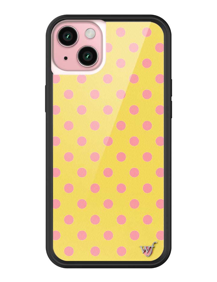 Polka Dot | Yellow and Pink iPhone Case