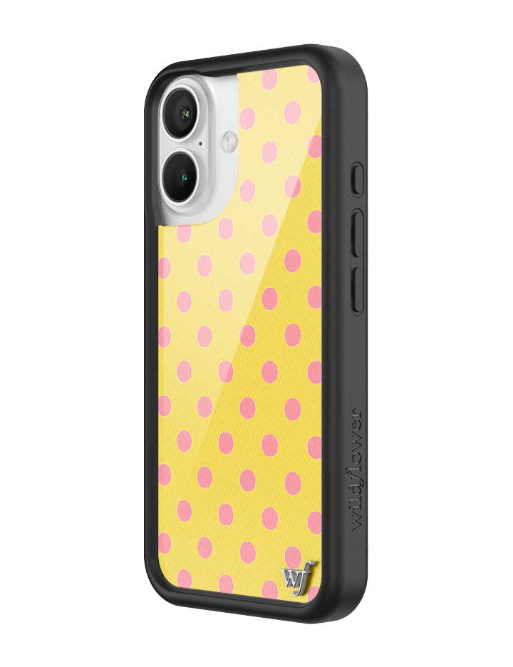 Polka Dot | Yellow and Pink iPhone Case