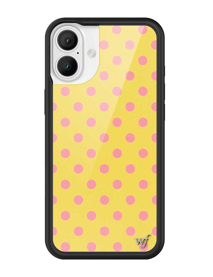 Polka Dot | Yellow and Pink iPhone Case