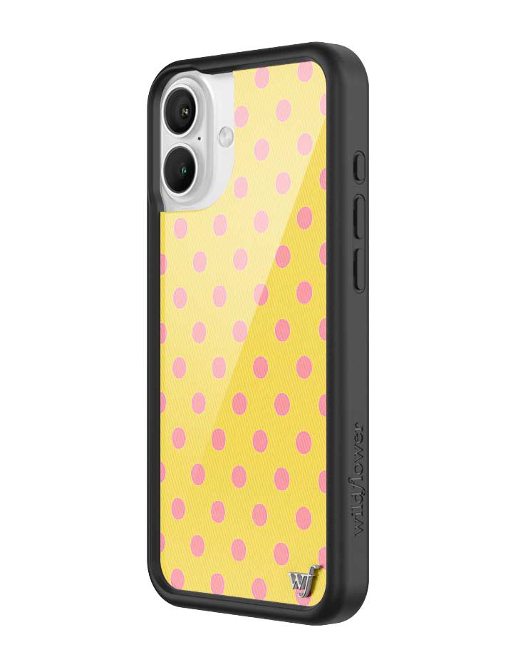 Polka Dot | Yellow and Pink iPhone Case