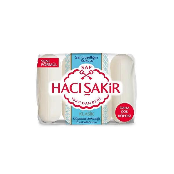Hacı Şakir Classic Ocean Freshness Soap - 4 x 2.47oz | Traditional Turkish Soap