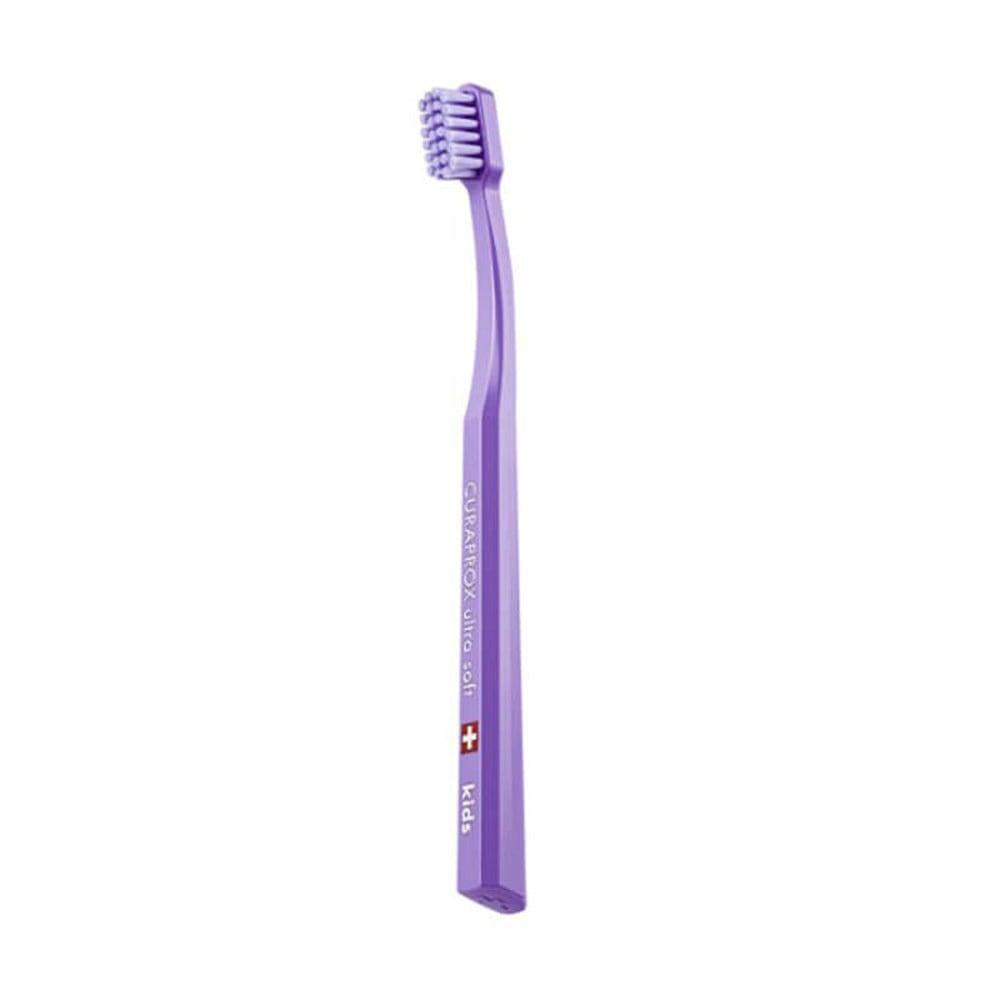 Curaprox Kids Ultra Soft Manual Toothbrush for Children Aged 3-13 Years - Gentle Cleaning, 5500 Curen Bristles