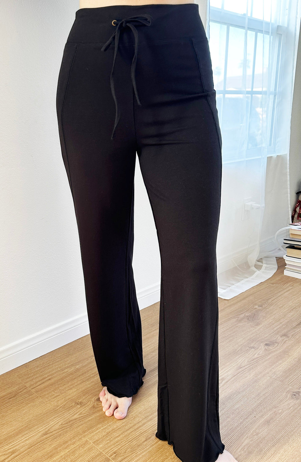 Spun Bamboo New Women's Bamboo Viscose Yoga Pants — main product shot