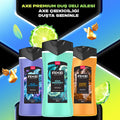 Axe Premium Collection Aqua Bergamot 3 in 1 Shower Gel - Refreshing Body, Hair & Face Cleanser for Men | 300 ml