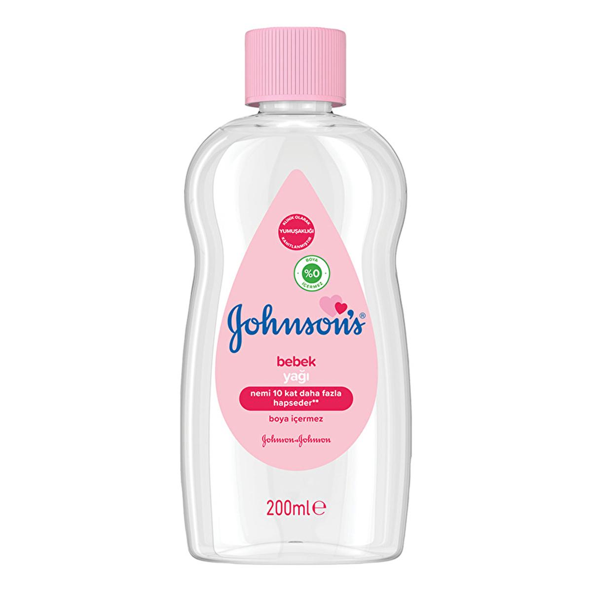 Johnson's Baby Oil, Hypoallergenic & Dermatologist-Tested Baby Care - 6.76 fl oz