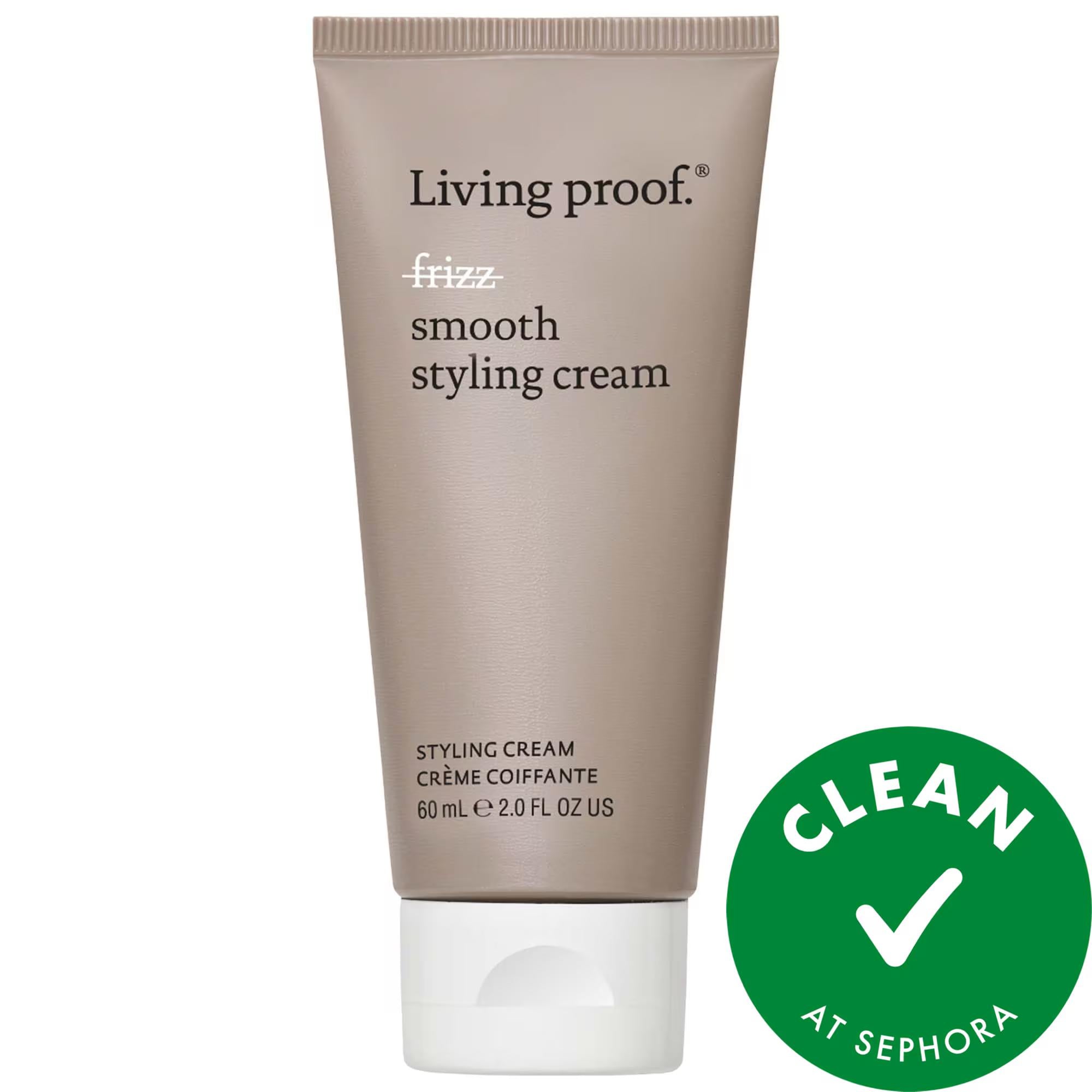 No Frizz Smooth Styling Cream - Silicone-Free Hair Styling for Frizz Control & Heat Protection