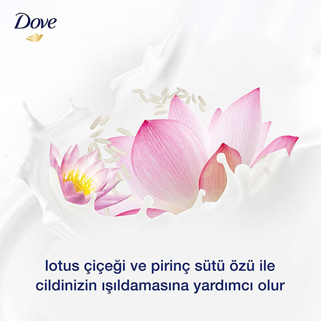 Dove Moisturizing Liquid Hand Soap with Lotus Flower & Rice Milk Extract - Gentle, Dermatologically Tested, 15.22 fl oz