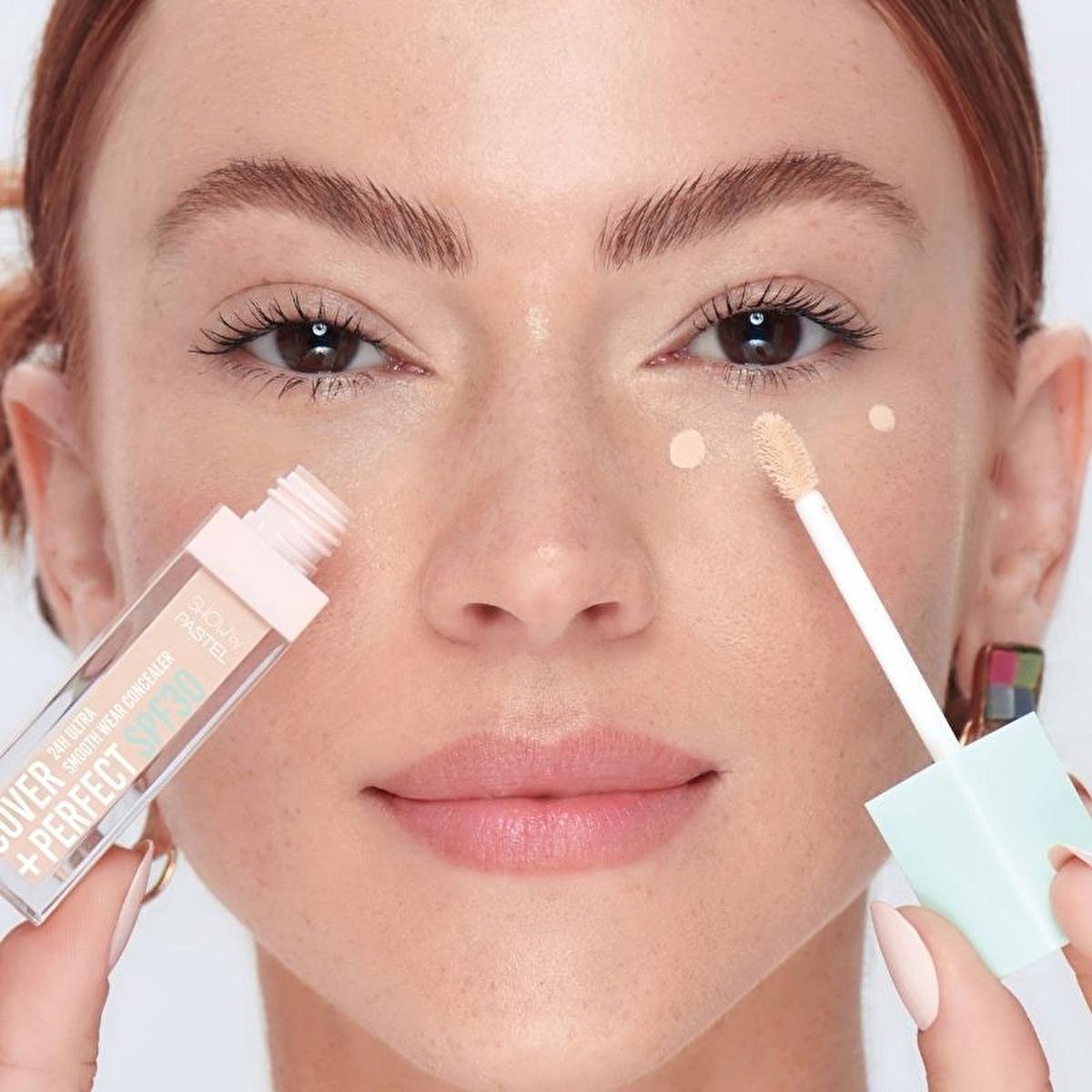 Pastel Cover+Perfect Concealer SPF30 - High Coverage, Moisturizing & Long-Lasting Concealer for Flawless Finish