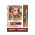 Loreal Paris Excellence Creme Nude Hair Dye - 8U Nude Koyu Sarı, Ammonia-Free, Nourishing Hair Color for Natural Look