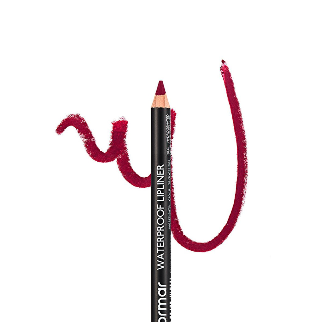 Flormar Waterproof Matte Lip Liner - Long-Lasting, Vitamin-Enriched Lip Pencil for Precise Application