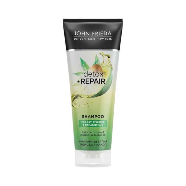John Frieda Detox+Repair Shampoo - For Damaged Hair | 250ml