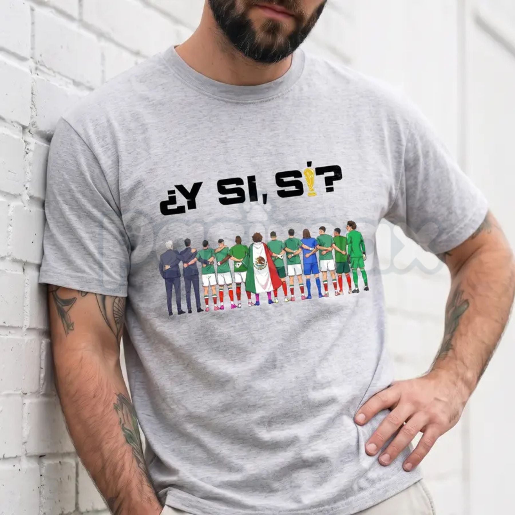 Y Si Si A Huevo Que Si Soccer Team Shirt – Mexican Football Urban Streetwear, Funny Latino Soccer Unisex Men Graphic Tee