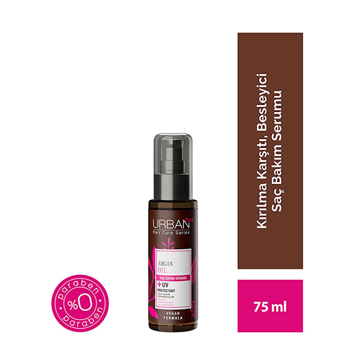 Urban Care Argan Oil Hair Care Serum - Nourishing, Anti-Breakage, Keratin & UV Protection