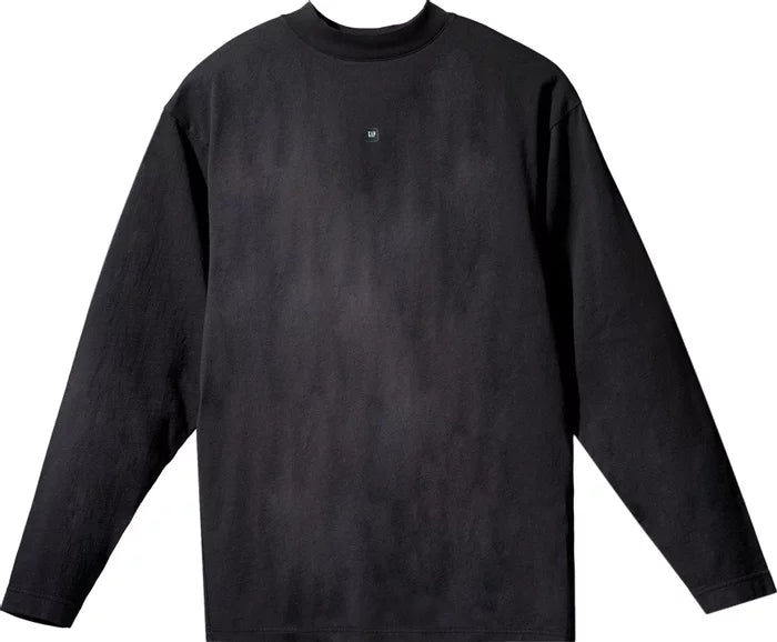 Yeezy Gap Engineered by Balenciaga Logo Long-Sleeve Tee - Black