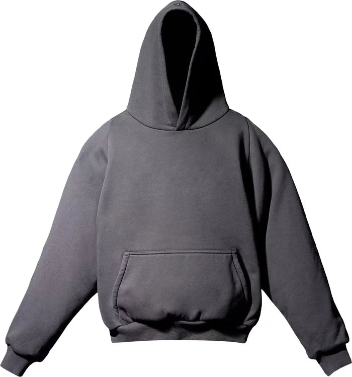 Yeezy Gap Engineered by Balenciaga Logo Shrunken Hoodie - Black