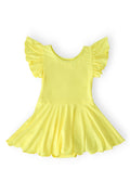 Mila & Rose ® Yellow S/S Twirl Leotard — main product shot