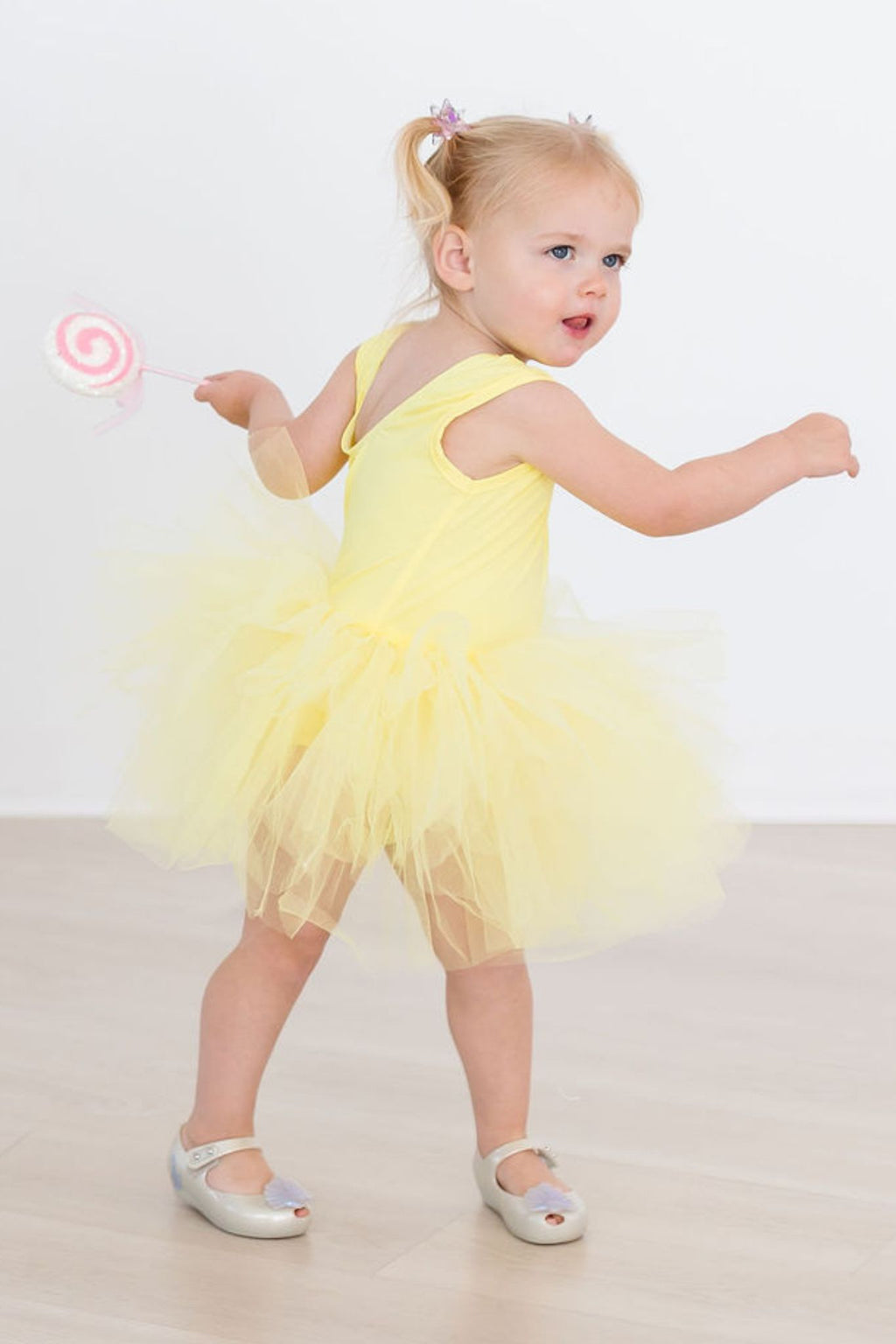Mila & Rose ® Yellow Tank Tutu Leotard — main product shot