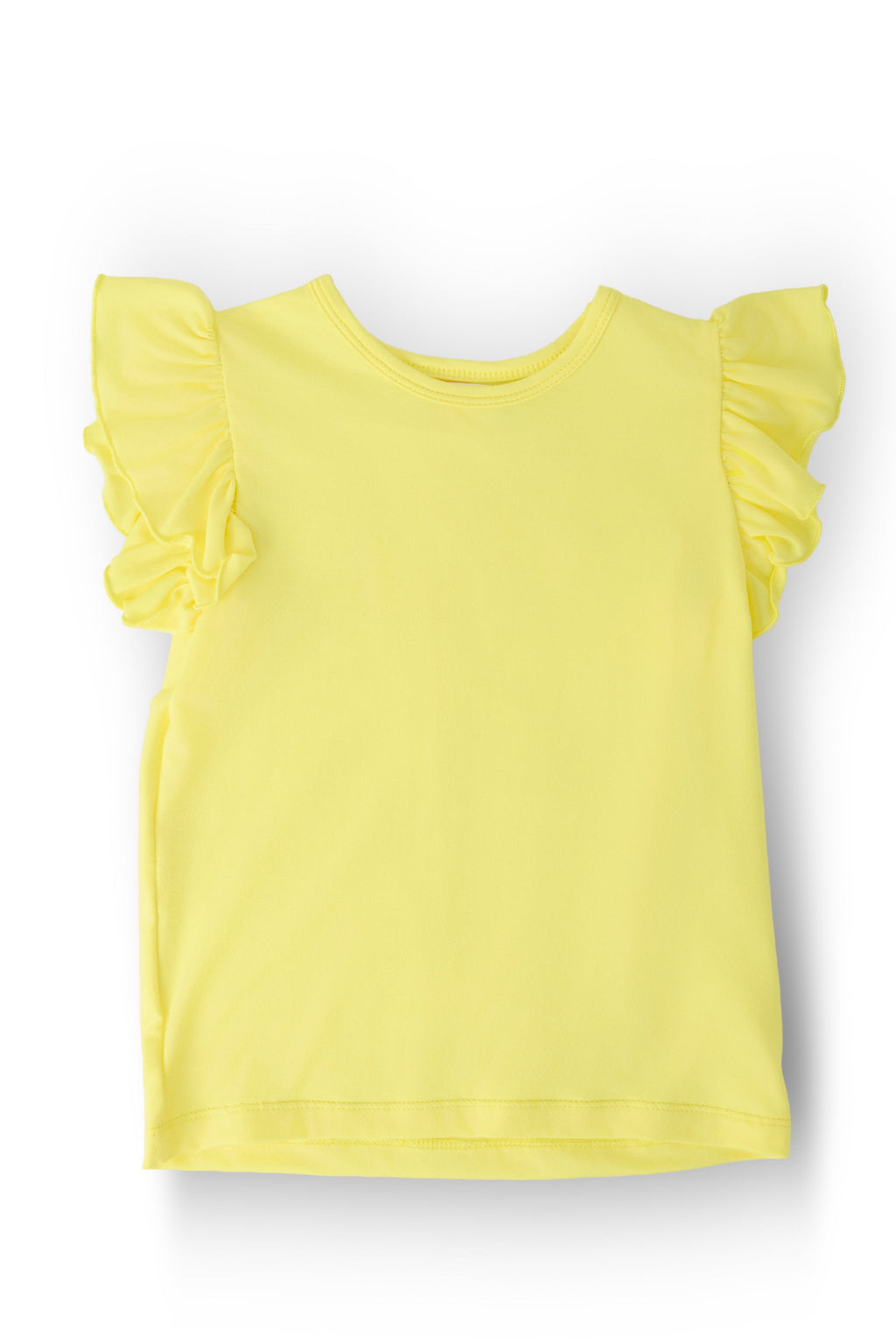 Mila & Rose ® Yellow S/S Ruffle Tee — main product shot