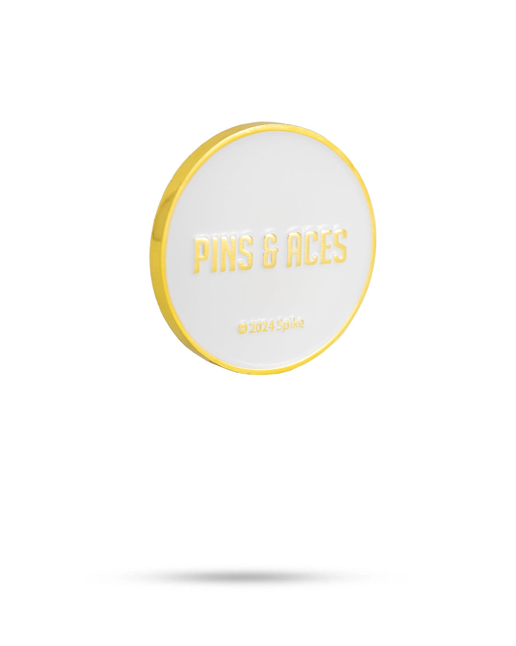 Pins and Aces Yellowstone Ball Marker — in-use photo