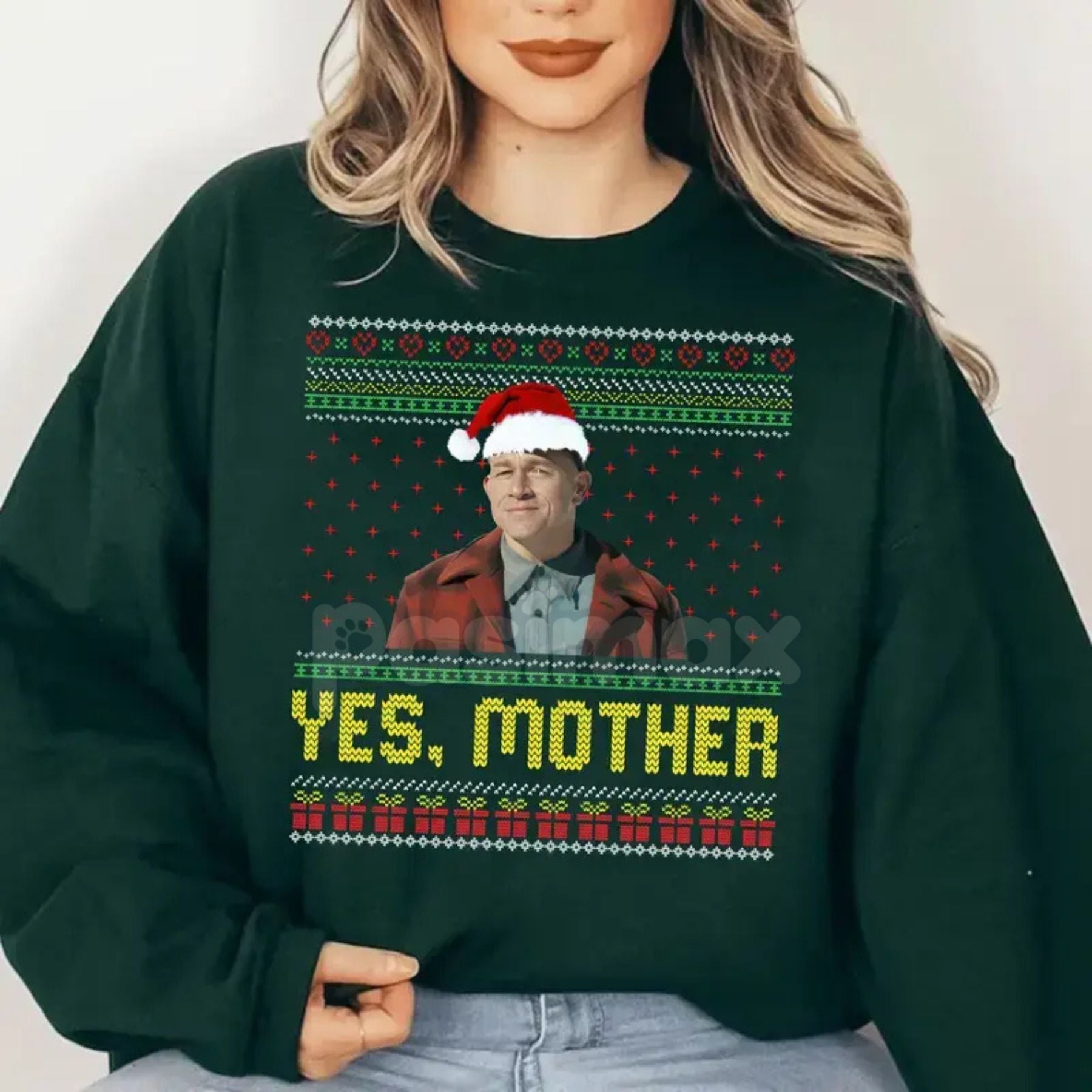 Pasimax "Yes Mother" Ed Gein Story Sweatshirt – True Crime Horror Tribute Pullover — main product shot