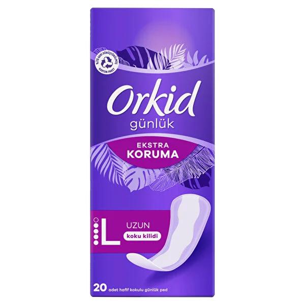 Orkid Daily Hygiene Pad - Ultra-Thin, 12-Hour Protection for Women - Soft, Comfortable, and Odor-Controlled Feminine Hygiene Products