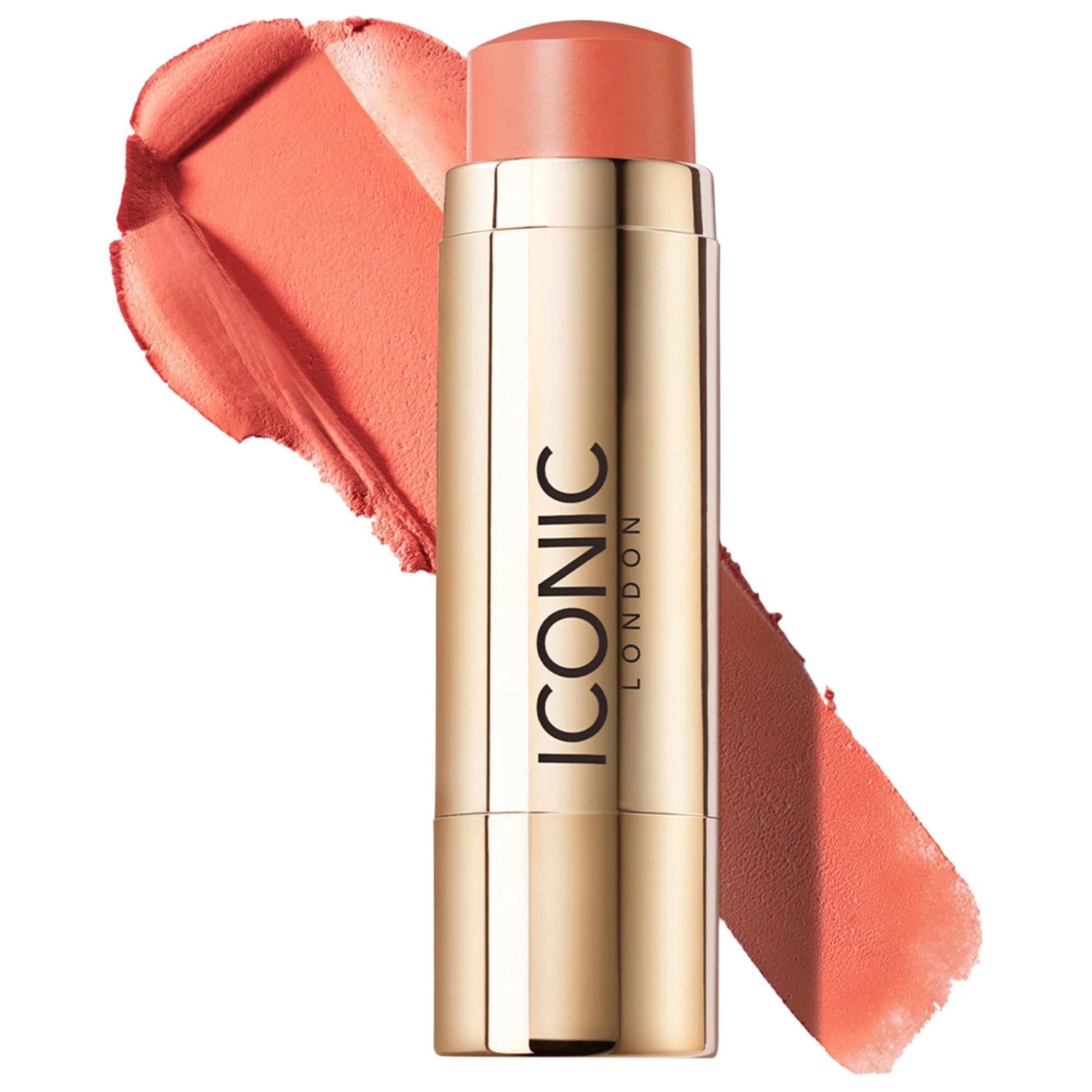 Glossier Blurring Blush Cream to Powder Lip and Cheek Stick - Vegan, Cruelty-Free Matte Finish Makeup