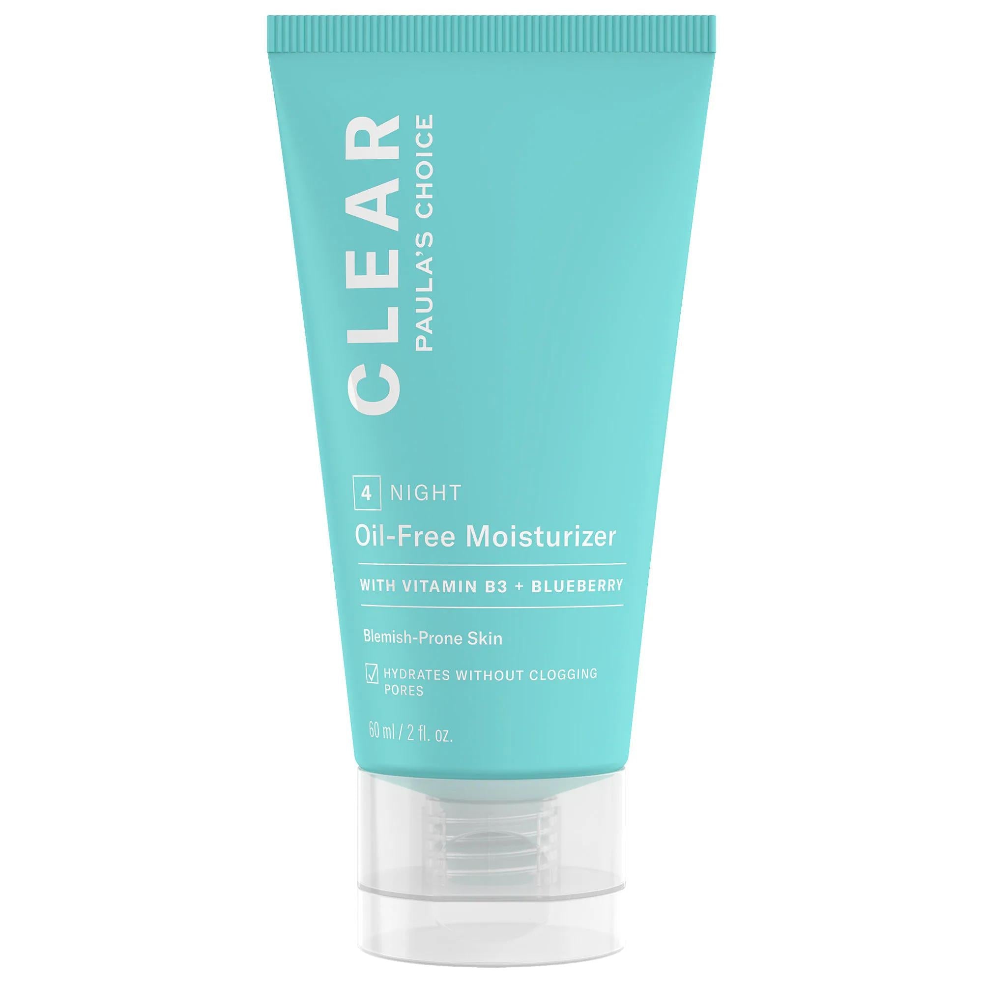 CLEAR Oil-Free Moisturizer: Lightweight Hydration for Acne-Prone Skin, Reduces Redness & Blemishes - Non-Comedogenic, Cruelty-Free