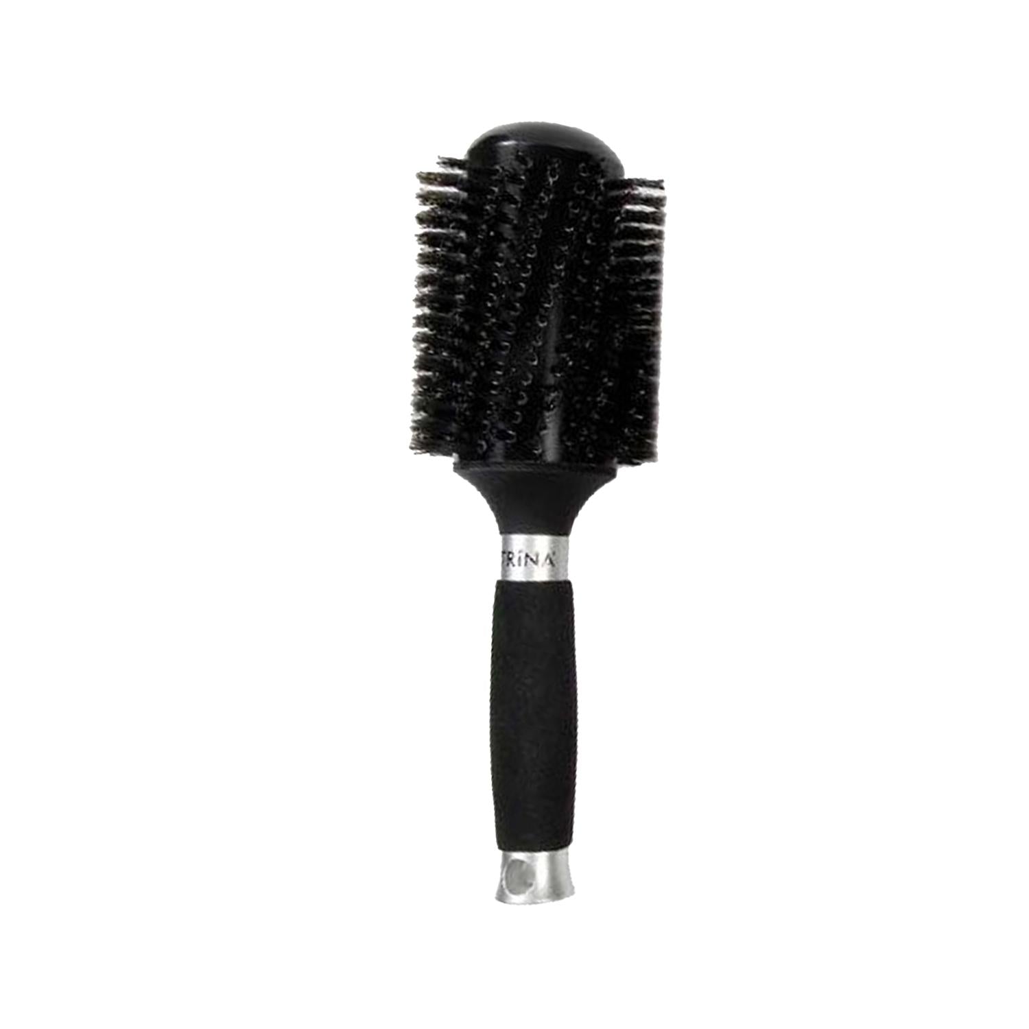 Trina Ceramic Round Hair Brush 6 - Professional Heat Styling Tool for Smoothing & Shine