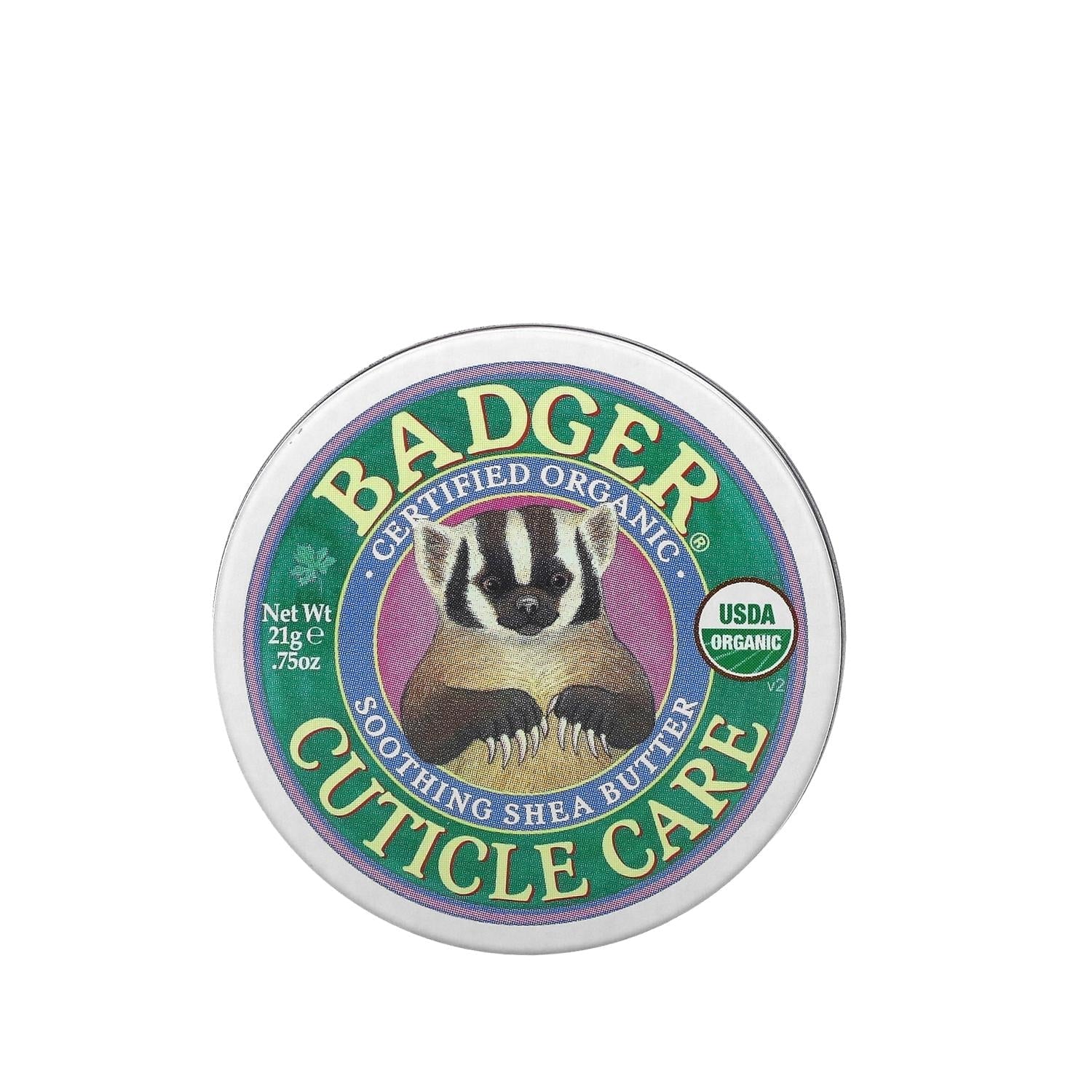 Badger Nail Care Cream - Moisturizing & Nourishing for Healthy Nails, Natural Ingredients, 0.74 oz