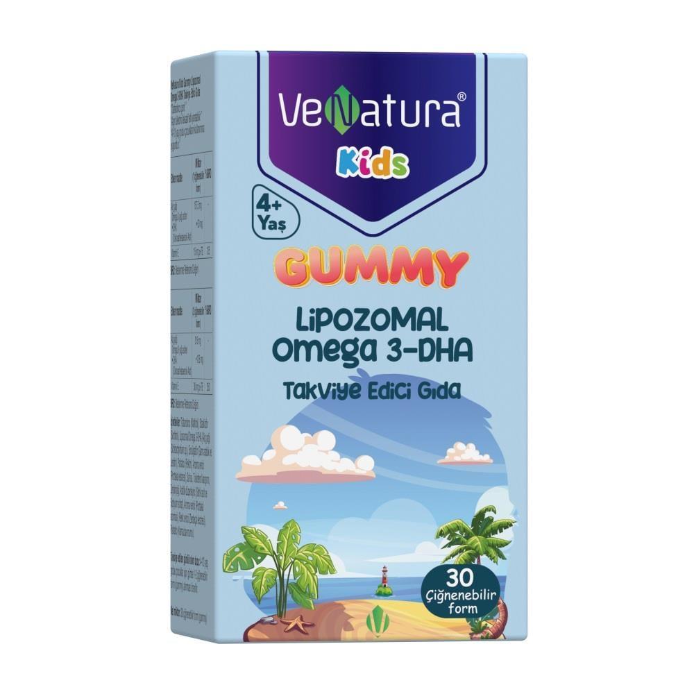 VeNatura Kids Gummy Lipozomal Omega-3 DHA - Chewable Omega-3 for Kids Aged 4-10