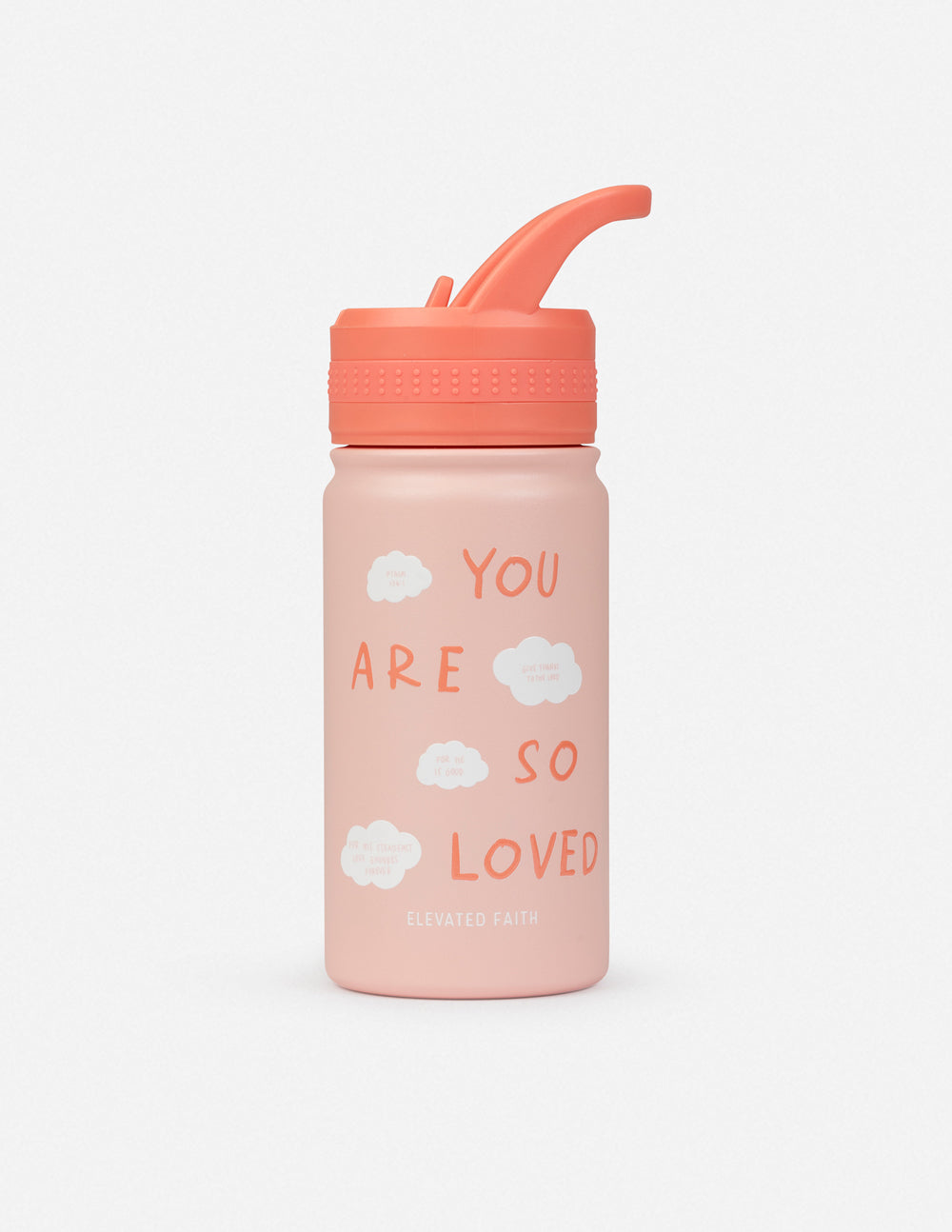Elevated Faith You Are So Loved Kids Water Bottle — main product shot