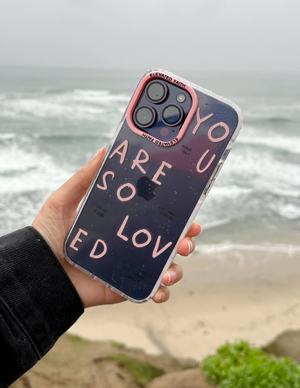 Elevated Faith You Are So Loved Phone Case — lifestyle context