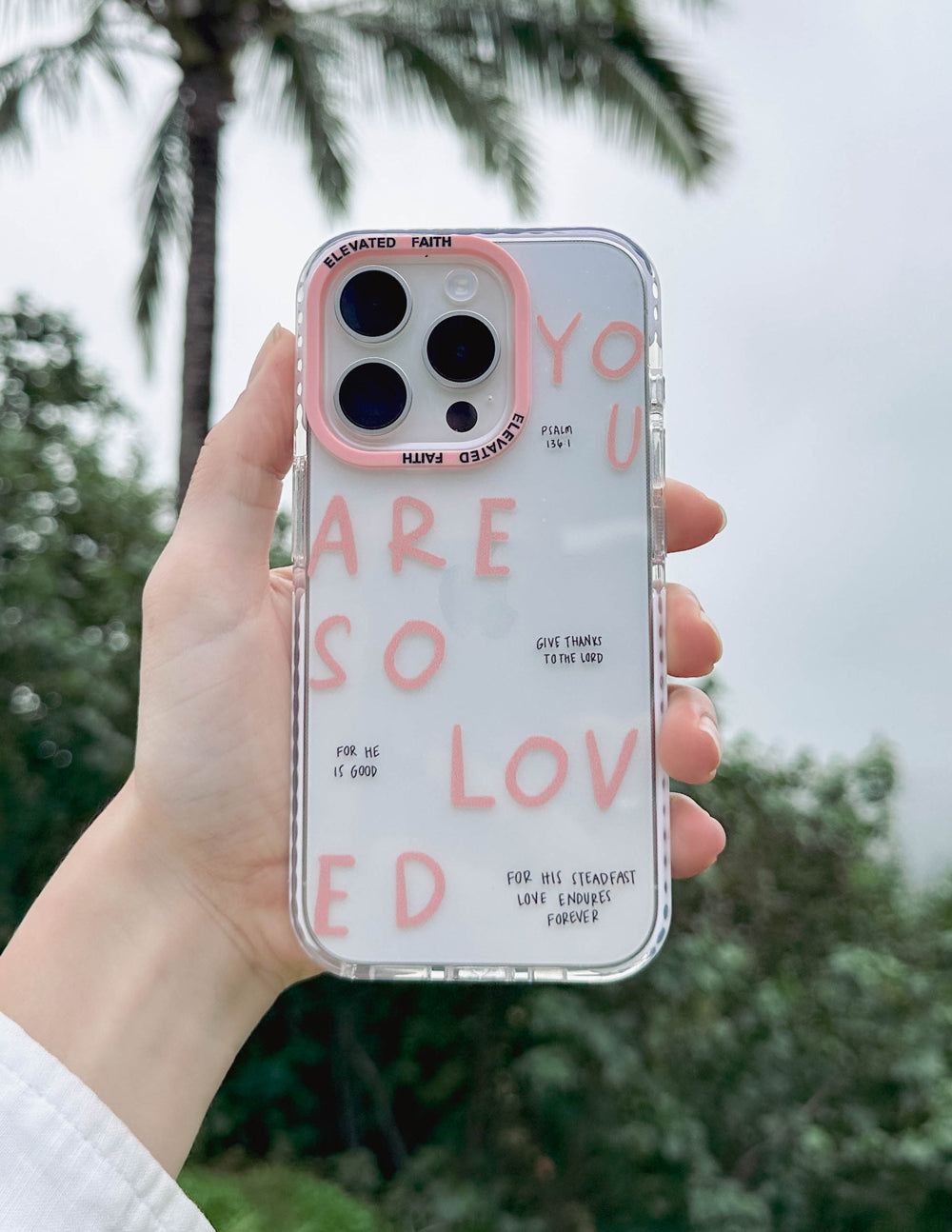 Elevated Faith You Are So Loved Phone Case — side view