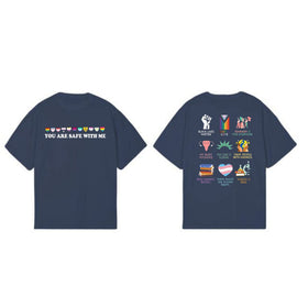 "You Are Safe With Me" T-Shirt - Equality & Human Rights Tee, Inclusive & Ally Statement Shirt