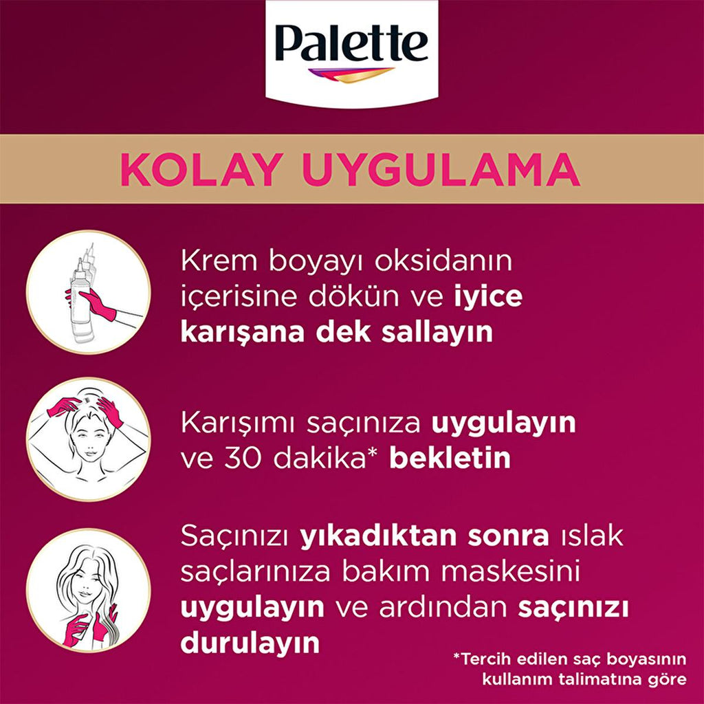 Palette Deluxe Golden Toffee Hair Dye 7-65 - Long-Lasting Nourishing Hair Color