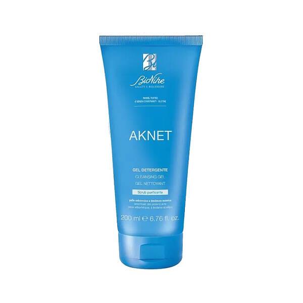 BioNike Acnet Cleansing Gel for Acne-Prone Skin - 200ml, Gentle Exfoliating Cleanser for Oily Skin, Reduces Acne & Blackheads