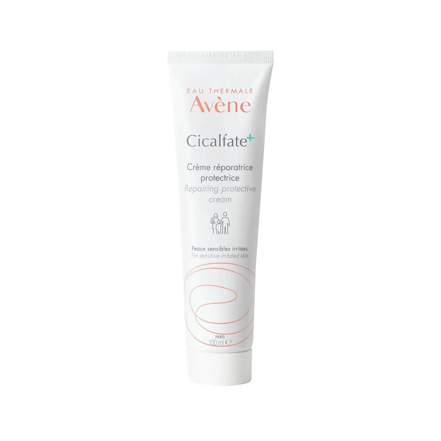 Avene Cicalfate+ Restorative Protective Cream for Sensitive Skin - 3.38 fl oz, Dermatologically Tested