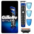 Gillette Fusion: 3-in-1 Manual Razor for Men - Trim, Shave & Style Beard with Precision Edger & Waterproof Design