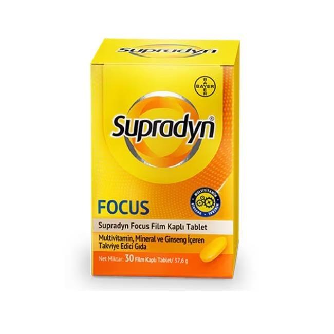 Supradyn Multivitamin Supplement with Ginseng for Adults - Boosts Energy and Cognitive Function